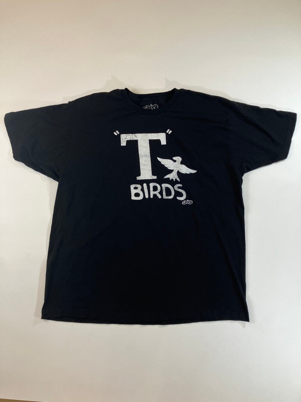 Grease T-Birds T Shirt Men XXL Black Paramount Movie Graphic Tee 100% Cotton